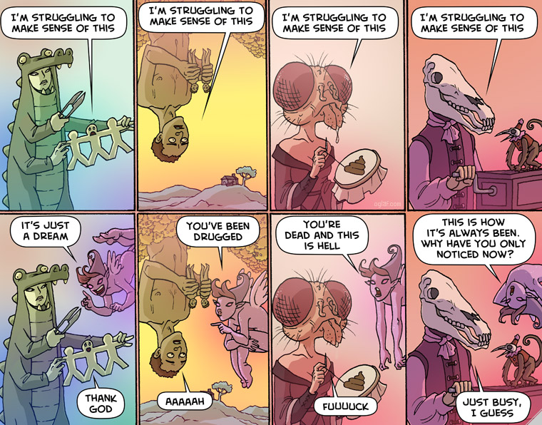 struggling makes it worse