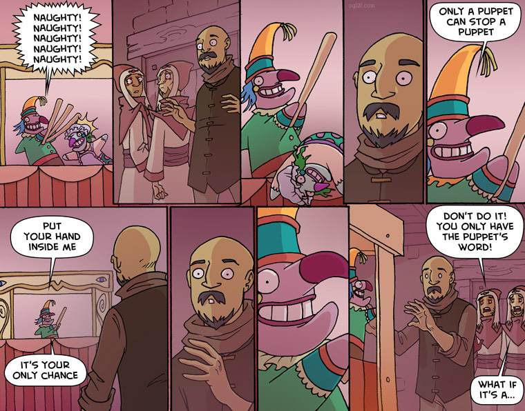 you can probably trust the trickster character.