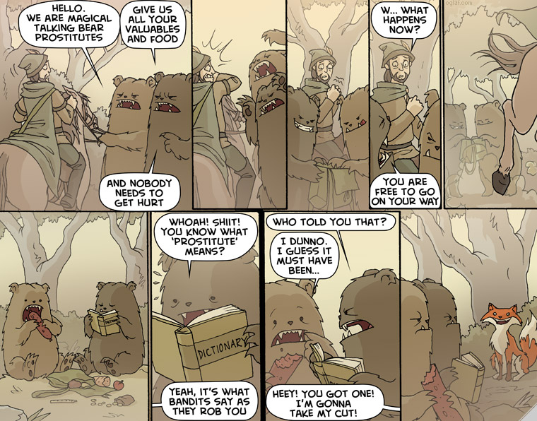 eating salami, learning words.